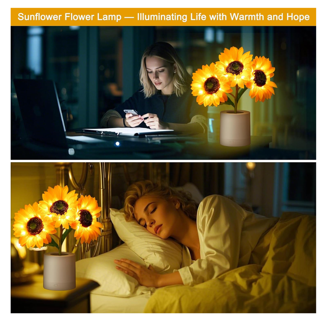 Relaxing Decorative Sunflower Lamp