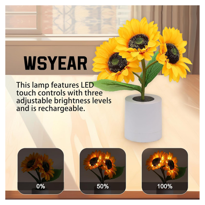 Relaxing Decorative Sunflower Lamp