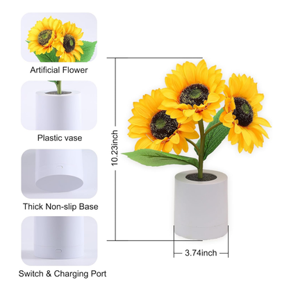 Relaxing Decorative Sunflower Lamp